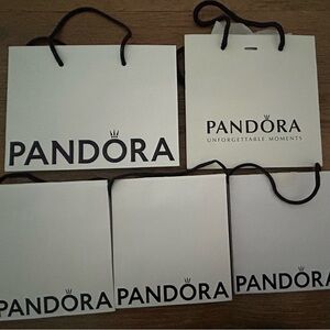 5 Pandora Shopping Bags